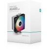 Кулер Deepcool AG400 LED RGB Soc-AM5/AM4/1200/1700/1851 черный 4-pin 18-32dB Al+Cu 220W 614gr Ret (R-AG400-BKLNMC-G-1) [R-AG400-BKLNMC-G-1]