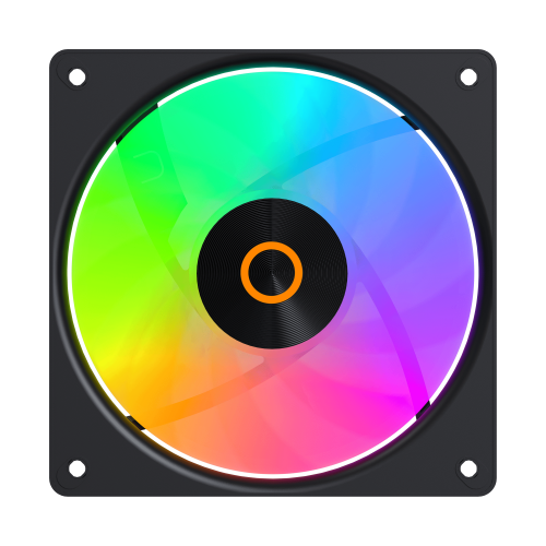 Кулер Ocypus Gamma F12 Elite BK ARGB: 120мм Case Cooler с PWM и обратными лопастями для оптимального охлаждения