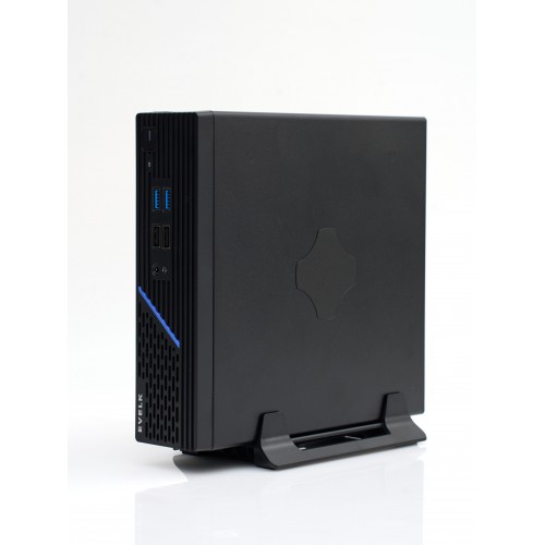 Корпус EVELK с блоком питания 120Вт/ Case Foxline EV-109-AD120 mITX, w/ ext.PSU 120W, DC-converter, w/2хUSB2.0+2хUSB3.0, 1x40mmFan, black, VESA, w/pwr cord, logo EVELK Foxline