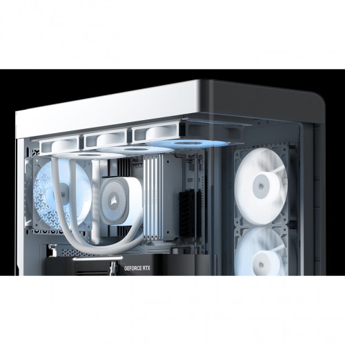 Корпус Corsair Frame 4500X RS-R ARGB White - Midi-Tower с 3x120mm ARGB вентиляторами и поддержкой E-ATX, ATX, mATX, mITX