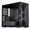 Корпус JONSBO D300 Mini-Tower без блока питания: стильный черный кейс для mATX и mITX с USB-A 3.2 и USB-C 3.2