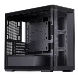 Корпус без блока питания/ Case JONSBO D300, Mini-Tower, TG, no fan, 2xUSB-A 3.2 + 1xUSB-C 3.2, mATX, mITX Black