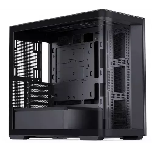 Корпус JONSBO D300 Mini-Tower без блока питания: стильный черный кейс для mATX и mITX с USB-A 3.2 и USB-C 3.2