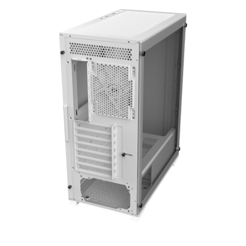 Корпус без блока питания/ Case Raijintek ARCADIA 41, Midi-Tower, TG, 1x120mm, 2xUSB-A 3.0 + 1xUSB-C, ATX, mATX, mITX White RAIJINTEK CO LTD