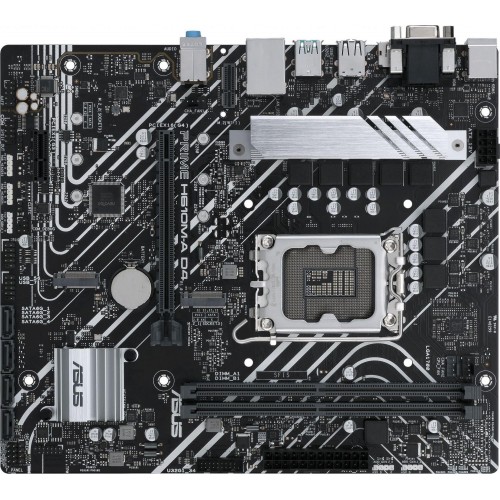 Купить материнскую плату Asus PRIME H610M-A D4-CSM для Intel Soc-1700: mATX, 2xDDR4, HDMI, DP, 7.1 звук