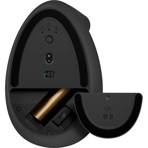Купить Logitech LIFT Graphite: Мышь с Bluetooth и USB-ресивером, 400-4000 dpi, 4 настраиваемые кнопки