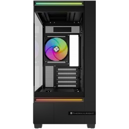 Корпус без блока питания/ Case Thermalright M10 FAN4-C, Mini-Tower, TG, 4x120mm ARGB, 2xUSB-A 3.0, 1xUSB Type-C, mATX, mITX Black