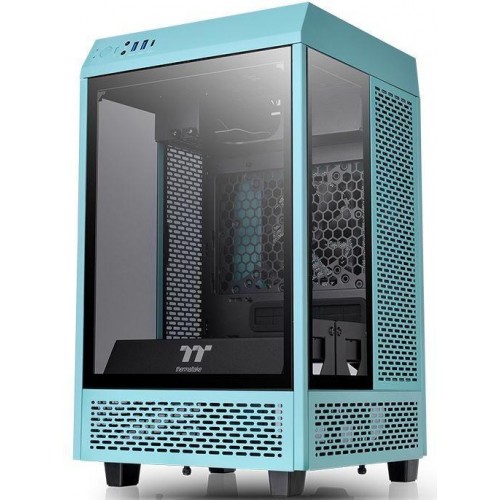 Купить корпус Thermaltake The Tower 100 Turquoise для miniITX с поддержкой 1x120mm и 3x140mm – идеальное решение для вашего ПК!
