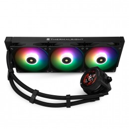 Система жидкостного охлаждения/ Water Cooling System Thermalright Core Vision 360 (360mm, LED, Black, ARGB/ Fans: 3x120mm, 72.37CFM, 27.7dBA, 2000RPM/ Pump height 66mm, Rad thickness 27mm/ S: 1700, 1200, 1851, 115X, 2011, 2066, AM5, AM4)