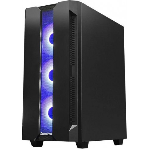 Корпус Chieftec Hunter GS-01B-OP черный ATX с поддержкой 4 вентиляторов 120/140 мм и USB 3.1
