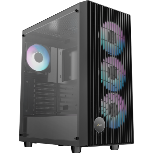Корпус ПК Ocypus Gamma C70 BK ARGB - Midi-Tower с 4x120mm ARGB и USB 3.0 для ATX, mATX, mITX