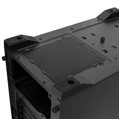 Корпус без блока питания/ Case HSPD M320, Mesh Mini-tower, Black, slide TG, 0.45 SPCC, 2x140mm ARGB (M11-140)+1x120mm ARGB (M11-120) mATX, mITX 160/340/184mm 2x2.5", 2x3.5", 4xPCI 2xUSB-A 3.0, 1xUSB-A 1.0 390x200x385mm