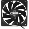 Вентилятор ID-Cooling FL-12025K 120x120x25 мм черный 3-pin, 21 дБ - идеальное охлаждение для вашего корпуса