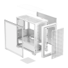 Корпус без блока питания/ Case PCCooler C3D310 WH, Mini-Tower, TG, Mesh, no fans, 2xUSB-A 3.0, mATX, mITX White PcCooler