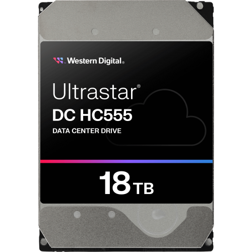 Жесткий диск/ HDD WD/HGST SATA Server 18Tb Ultrastar HC555 7200 6Gb/s 512MB 1 year warranty (replacement WUH721818ALE6L4, MG09ACA18TE, ST18000NM003D, ST18000NM000J)