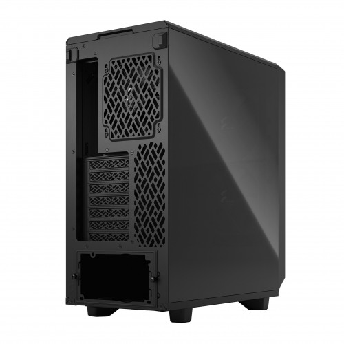 Корпус ПК без блока питания/ Case Fractal Design Meshify 2 Compact TG Dark Tint, Midi-Tower, 2x140mm + 1x120mm, 2xUSB-A 3.2 + 1xUSB 3.2 Type-C ATX, mATX, mITX Black Fractal Design