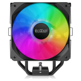 Кулер для процессора/ CPU Cooler PCCooler PALADIN EX300S (125W, 4-pin PWM, 157mm, Al/Cu, 3x6mm, FRGB, 1x120mm, 73.6CFM, 28.6dBA, 1800RPM, S: 1851/1700/1200/115X, AM5/AM4, black)