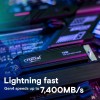 Твердотельный накопитель Crucial T500 1TB PCIe Gen4 NVMe M.2 SSD with heatsink CT1000T500SSD5