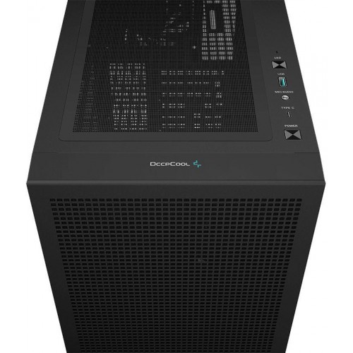 Корпус Deepcool CH560 черный ATX с поддержкой 8 вентиляторов 120mm и 3 вентиляторов 140mm, USB 3.0 и аудио выходом