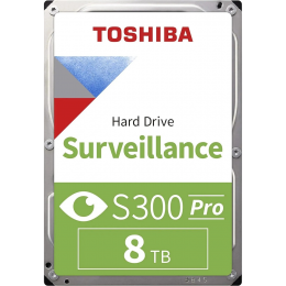 Жесткий диск/ HDD Toshiba SATA3 8Tb Surveillance S300 7200 512Mb 1 year warranty