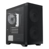 Корпус без блока питания/ Case HSPD M320, Mesh Mini-tower, Black, slide TG, 0.45 SPCC, 2x140mm ARGB (M11-140)+1x120mm ARGB (M11-120) mATX, mITX 160/340/184mm 2x2.5", 2x3.5", 4xPCI 2xUSB-A 3.0, 1xUSB-A 1.0 390x200x385mm