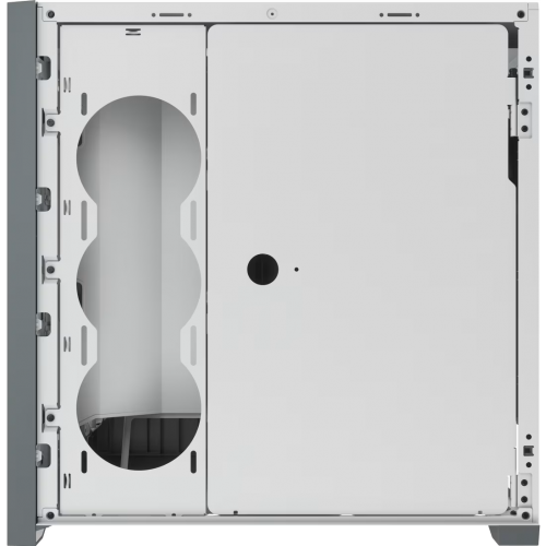 Корпус без блока питания/ Case Corsair iCUE 5000X RGB, Midi-Tower, TG, 3x120mm RGB, 2xUSB-A 3.2, 1xUSB 3.2 Type-C, E-ATX, ATX, mATX, mITX White Corsair