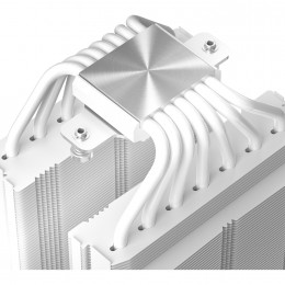 Кулер для процессора/ CPU Cooler Thermalright Royal Pretor 130 Ultra White (4-pin PWM, 158mm, Ni/Cu, 7x6mm, 1x120mm ARGB +1x130mm, 69CFM/81.88CFM, 27dBA/28.3dBA, 2150RPM/1750RPM, S: 1200, 1700, 1851, 115X, 2011, 2066, AM4, AM5, white)