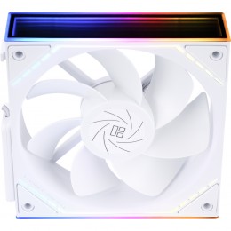 Кулер для корпуса/ Case Cooler Thermalright TL-M12QRW Reverse (124x120x25mm, 4-pin PWM, ARGB, 47.6CFM, 23.2dBA, 1500RPM, White)