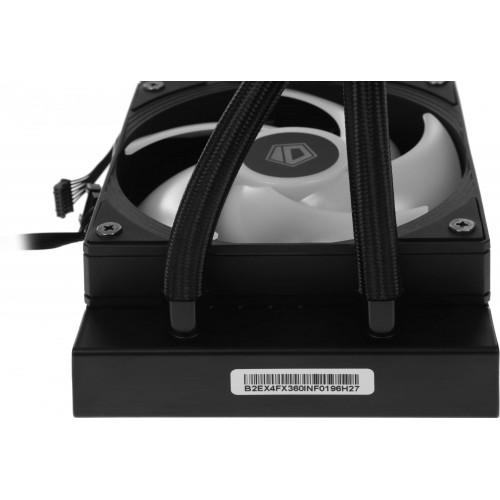 Система водяного охлаждения ID-Cooling FX360 Inf ARGB Soc-AM5/AM4/1200/1700/1851 черный 4-pin 27.2dB Al+Cu 350W Ret [FX360 INF]