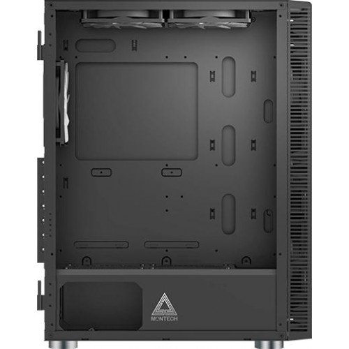 Купить корпус Montech X3 Glass черный ATX с 3 вентиляторами 140mm и USB 3.0