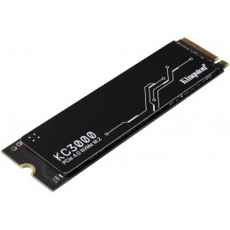 Твердотельный накопитель/ Kingston SSD KC3000, 1024GB, M.2(22x80mm), NVMe, PCIe 4.0 x4, 3D TLC, R/W 7000/6000MB/s, IOPs 900 000/1 000 000, DRAM buffer 1024MB, TBW 800, DWPD 0.71, with Heat Spreader (60 мес)