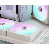 Вентилятор для корпуса Formula PA120 ARGB 120х120x25 белый 4-pin (PA120 WHITE) Ret
