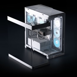 Корпус без блока питания/ Case Corsair Frame 4500X RS-R ARGB, Midi-Tower, TG, 3x120mm ARGB reverse fans, 2xUSB-A 3.2, 1xUSB 3.2 Type-C, E-ATX, ATX, mATX, mITX White