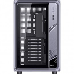 Корпус без блока питания/ Case JONSBO BO400, Midi-Tower, TG, no fan, 2xUSB-A 3.0 + 1xUSB-C 3.2, ATX, mATX, mITX Grey