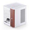 Корпус без блока питания/ Case JONSBO TK-0 White, Desktop SFF, TG, no fan, 1xUSB-A 3.2 + 1xUSB-C 3.2, SFX PSU Support, mITX White JONSBO