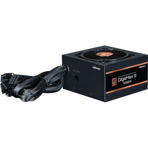 Блок питания Zalman ATX 650W ZM650-GV3 Gen.5 80+ Bronze с APFC и 6xSATA – Надежность и Эффективность для Вашего ПК