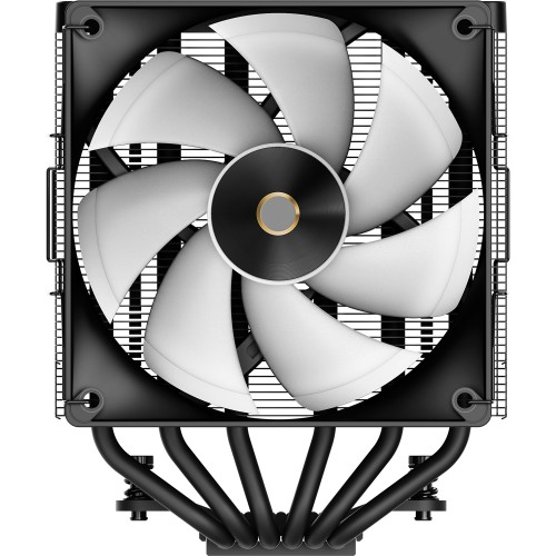 Кулер для процессора Ocypus Delta A62 BK ARGB: мощность 260W, 4-pin PWM, 2 вентиляторов 120mm, совместимость с AM5/AM4, черный дизайн