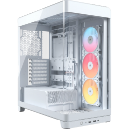 Корпус без блока питания/ Case Corsair Frame 4500X RS-R ARGB, Midi-Tower, TG, 3x120mm ARGB reverse fans, 2xUSB-A 3.2, 1xUSB 3.2 Type-C, E-ATX, ATX, mATX, mITX White