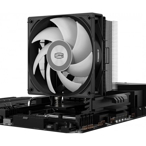 Кулер PcCooler RT400 ARGB Soc-AM5/AM4/1200/1700/1851 4-pin 32dB Al+Cu 230W Ret (RT400-BKAWXX-GL) [RT400-BKAWXX-GL]