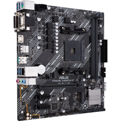 Материнская плата ASUS PRIME A520M-E/CSM: надежность и производительность для вашего ПК