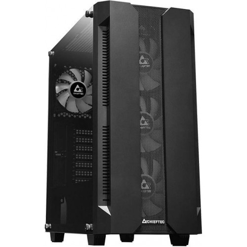 Корпус Chieftec Hunter GS-01B-OP черный ATX с поддержкой 4 вентиляторов 120/140 мм и USB 3.1
