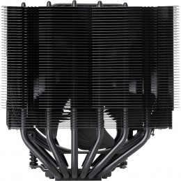 Кулер для процессора/ CPU Cooler Noctua NH-D15S chromax.black (167W, 4-pin PWM, 160mm, Al/Cu, 6x6mm, 1x150x140x25mm, 82.5CFM, 24.6dBA, 1500RPM, S: 1851/1700/1200/115X, AM5/AM4, Black)