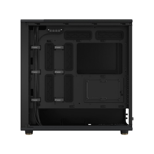 Купите Корпус Fractal Design North XL: Full-Tower с 3 вентиляторами, USB 3.2 Type-C и деревянной панелью в Charcoal Black
