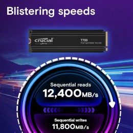 Накопитель SSD Crucial PCIe 5.0 x4 2TB CT2000T700SSD3 T700 M.2 2280
