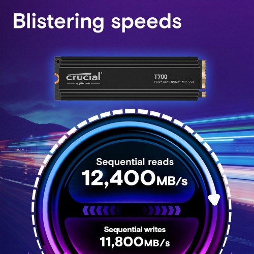 Накопитель SSD Crucial T700 2TB PCIe 5.0 x4 M.2 2280 - Высокоскоростное Хранение Данных