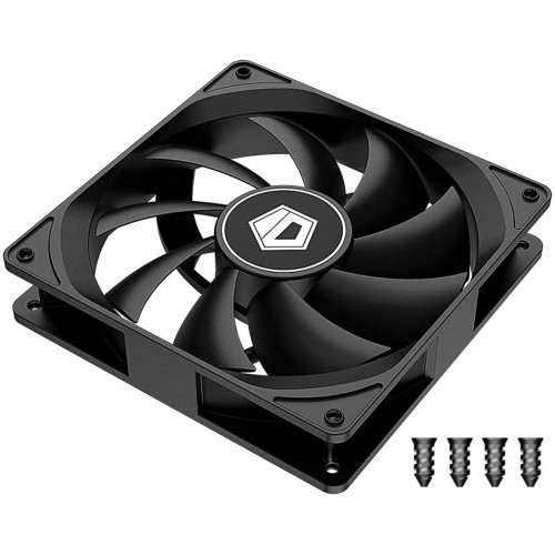 Вентилятор ID-Cooling FL-12025K 120x120x25 мм черный 3-pin, 21 дБ - идеальное охлаждение для вашего корпуса