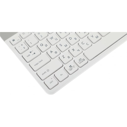 Клавиатура A4Tech FK25 белый/серый USB slim – идеальный выбор для комфортной работы и игр с кабелем 1.5м