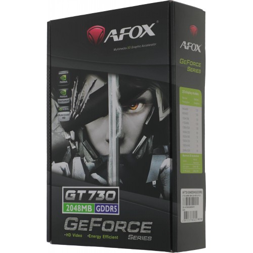 Видеокарта Afox AF740-2048D5H3-V2 с NVIDIA GeForce GT 740, 2ГБ GDDR5, PCI-E 3.0 – Высокая производительность для игр и графики