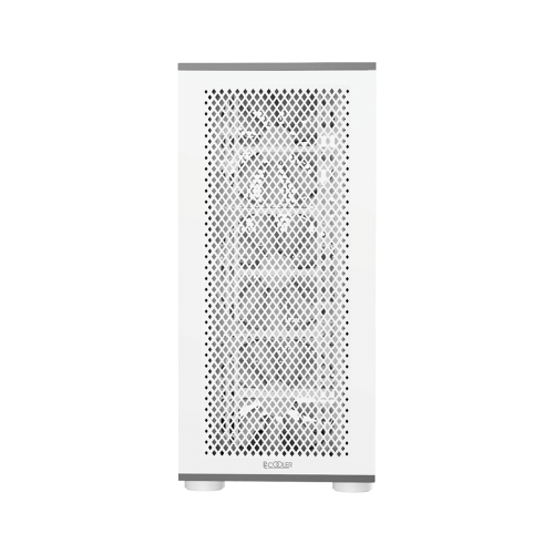 Купить корпус PCCooler ME200 MESH WH для ПК - Midi-Tower с ARGB, стеклянной панелью и поддержкой E-ATX, ATX, mATX, mITX в белом цвете