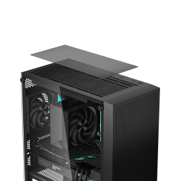 Корпус без блока питания/ Case PCCooler C3B310 BK, Mini-Tower, TG, Mesh, no fans, 2xUSB-A 2.0 + 1xUSB-A 3.0, mATX, mITX Black